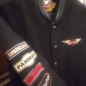 Harley Davidson Wool Varsity Jacket